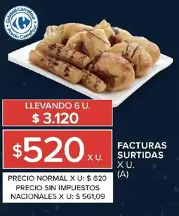 Carrefour Facturas surtidas oferta