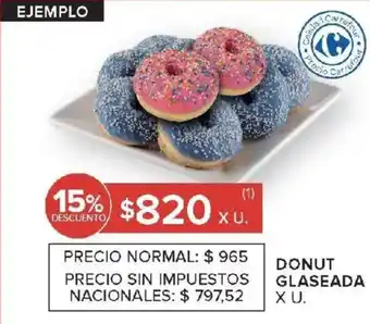 Carrefour Donut glaseada oferta