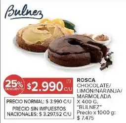 Carrefour Bulnez rosca chocolate/ limon/naranja/ marmolada oferta