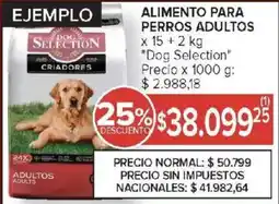 Carrefour Dog selection alimento para perros adultos oferta