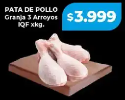 Supermayorista Vital Pata de pollo granja 3 arroyos IQF oferta