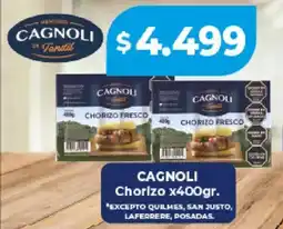 Supermayorista Vital Cagnoli chorizo oferta