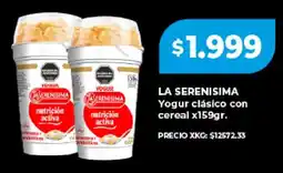 Supermayorista Vital La serenisima yogur clásico con cereal oferta