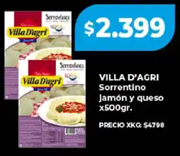 Supermayorista Vital Villa d'agri sorrentino jamón y queso oferta