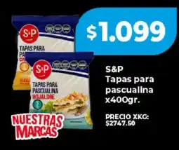 Supermayorista Vital S&P tapas para pascualina oferta