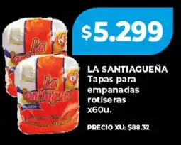 Supermayorista Vital La santiagueña tapas para empanadas rotiseras oferta