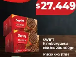 Supermayorista Vital Swift hamburguesa clásica oferta