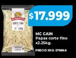 Supermayorista Vital McCain papas corte fino oferta