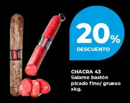 Supermayorista Vital Chacra 43 salame bastón picado fino/grueso oferta