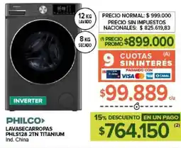 Carrefour Philco lavasecarropas oferta