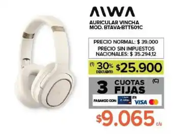 Aiwa auricular vincha