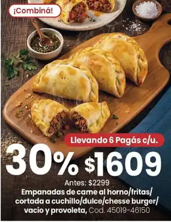 Empanadas de carne al horno/fritas
