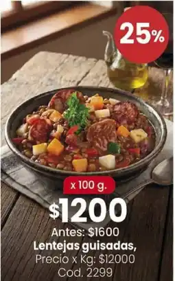 Coto Lentejas guisadas oferta