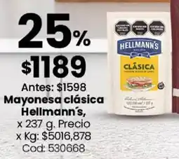 Coto Hellmann's mayonesa clásica oferta