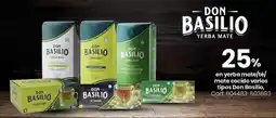 Coto Don basilio en yerba mate/té/ mate cocido varios tipos oferta