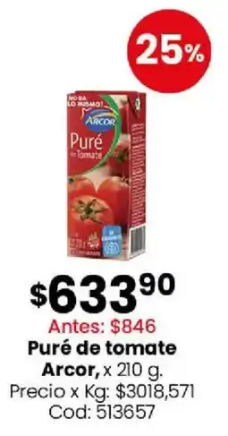 Coto Arcor puré de tomate oferta