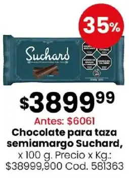 Coto Suchard chocolate para taza semiamargo oferta