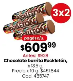 Coto Rockletón chocolate barrita oferta