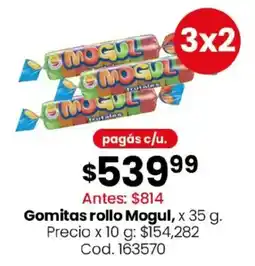 Coto Mogul gomitas rollo oferta