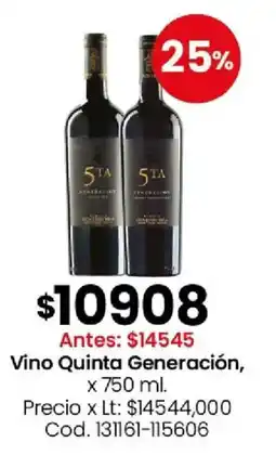 Coto Quinta generación vino oferta