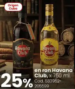 Coto Havana club en ron oferta