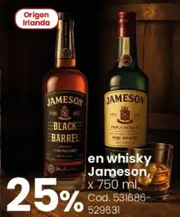 Coto Jameson en whisky oferta