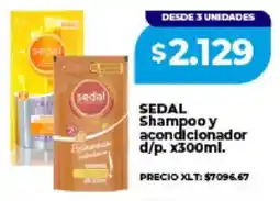 Supermayorista Vital Sedal shampoo y acondicionador d/p. oferta