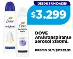 Supermayorista Vital Dove antitranspirante aerosol oferta