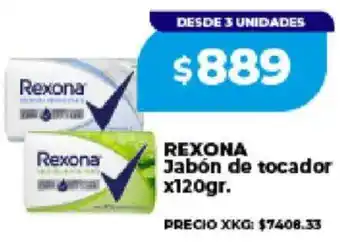 Rexona jabón de tocador