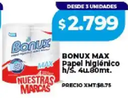 Supermayorista Vital Bonux max papel higiénico h/s. oferta