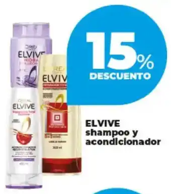 Supermayorista Vital Elvive shampoo y acondicionador oferta