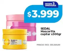 Supermayorista Vital Sedal mascarilla capilar oferta