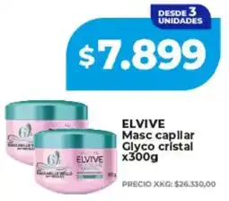 Supermayorista Vital Elvive masc capilar glyco cristal oferta