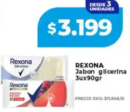 Supermayorista Vital Rexona jabon glicerina oferta
