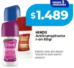 Supermayorista Vital Hinds antitranspirante r-on oferta