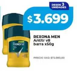 Supermayorista Vital Rexona men antitr v8 barra oferta