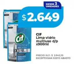 Supermayorista Vital Cif limp vidrio multiuso d/p oferta