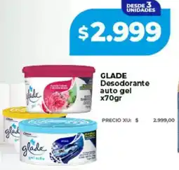Supermayorista Vital Glade desodorante auto gel oferta