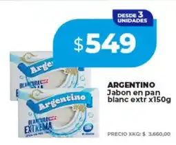 Supermayorista Vital Argentino jabon en pan blanc extr oferta