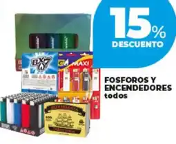 Supermayorista Vital Fosforos y encendedores todos oferta