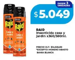 Supermayorista Vital Raid insecticida casa y jardin oferta