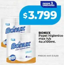 Supermayorista Vital Bonux papel higienico max h/s oferta