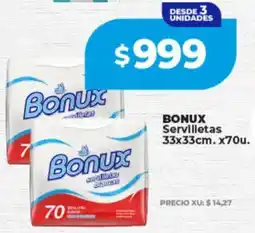 Supermayorista Vital Bonux servilletas oferta