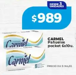 Supermayorista Vital Carmel pañuelos pocket oferta