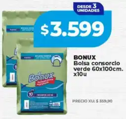 Supermayorista Vital Bonux bolsa consorcio verde oferta