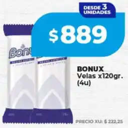 Supermayorista Vital Bonux velas oferta