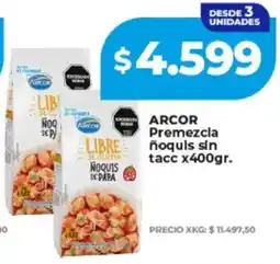 Supermayorista Vital Arcor premezcla ñoquis sin tacc oferta
