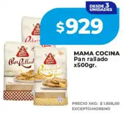 Supermayorista Vital Mama cocina pan rallado oferta
