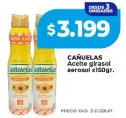 Supermayorista Vital Cañuelas aceite girasol aerosol oferta