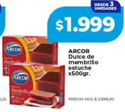 Supermayorista Vital Arcor dulce de membrillo estuche oferta